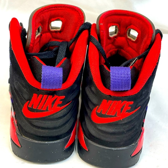 Jordan jump man MVP Kids Black and Red High-Top Sneakers boys sz 11c - Picture 4 of 9